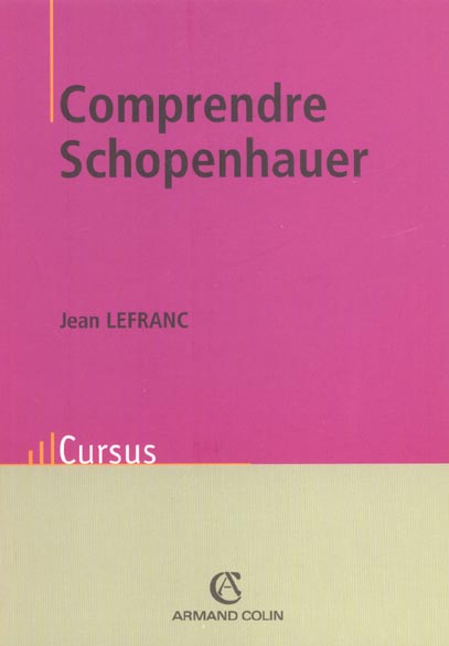 Comprendre Schopenhauer