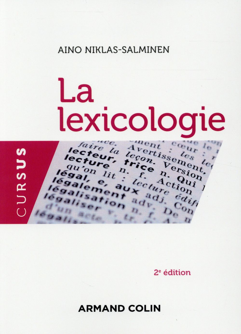 La lexicologie. 2e édition
