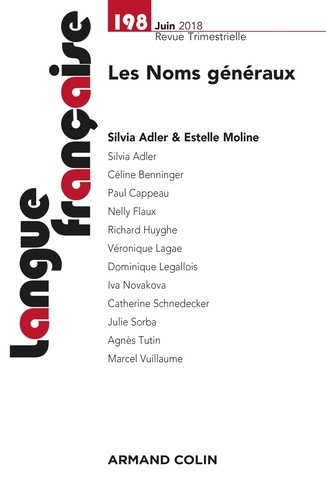 Langue française N° 198, Juin 2018 : Noms généraux