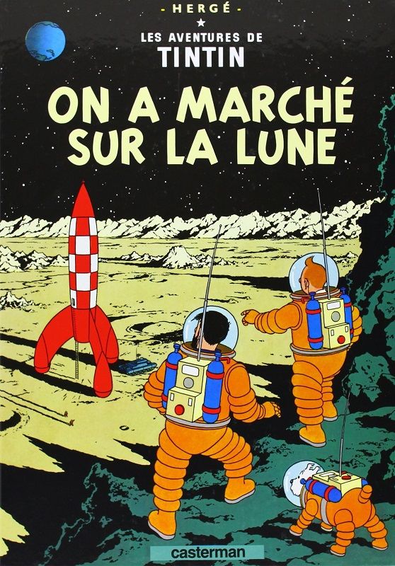 Les aventures de Tintin Tome 17 : On a marché sur la lune