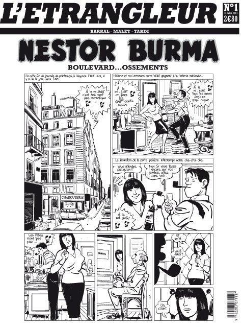 L'Etrangleur N° 1 13 Mars 2013 : Nestor Burma. Boulevard... ossements