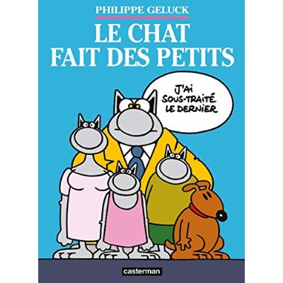 Le Chat Tome 20 : Le chat fait des petits. 3 volumes 1 planche en bois numérotée et signée, Editio
