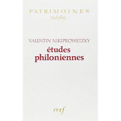 Etudes philoniennes