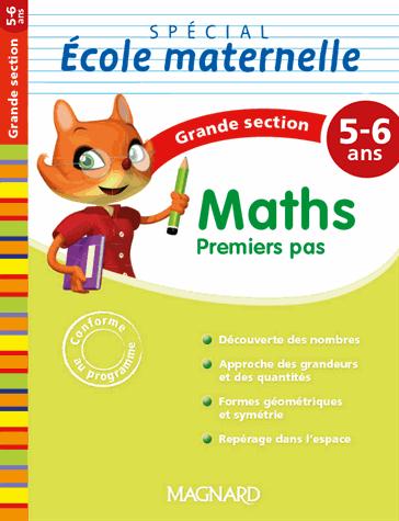 Maths premier pas grande section 5-6 ans