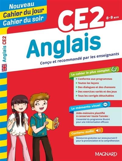 Cahier du jour/Cahier du soir Anglais CE2 mémento. Edition 2019