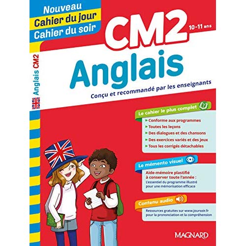 Cahier du jour/Cahier du soir Anglais CM2 mémento. Edition 2019