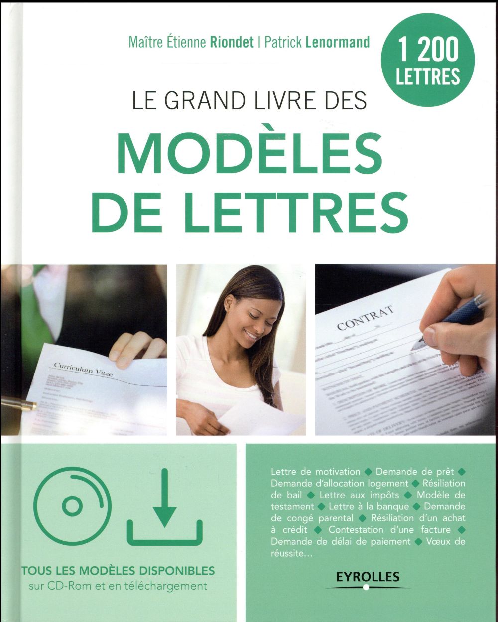 Le grand livre des modèles de lettres. 2e édition. Avec 1 CD-ROM