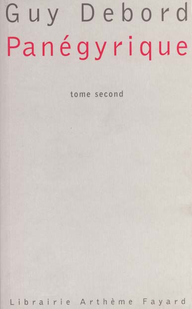 PANEGYRIQUE. Tome 2