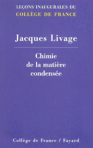 Chimie de la matière condensée