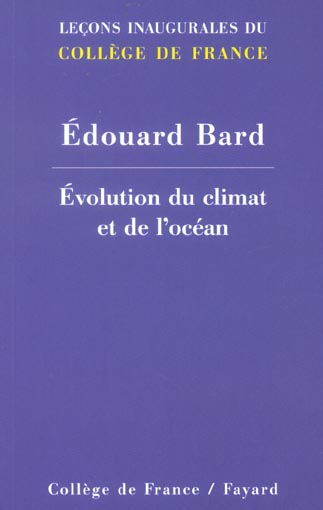 Chaire d'évolution du climat et de l'océan