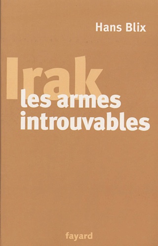 Irak, les armes introuvables