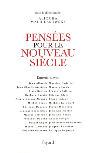 Pensées pour le nouveau siècle
