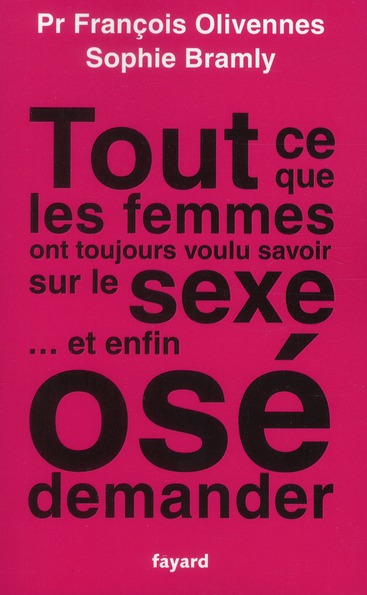 Tout ce que les femmes ont toujours voulu savoir sur le sexe... et enfin osé demander