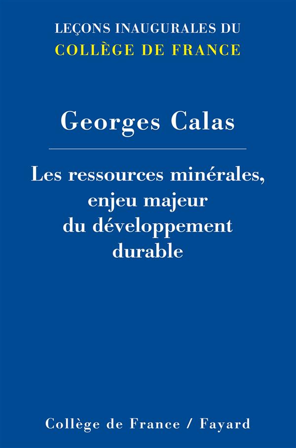 Les ressources minérales, enjeu majeur du développement durable