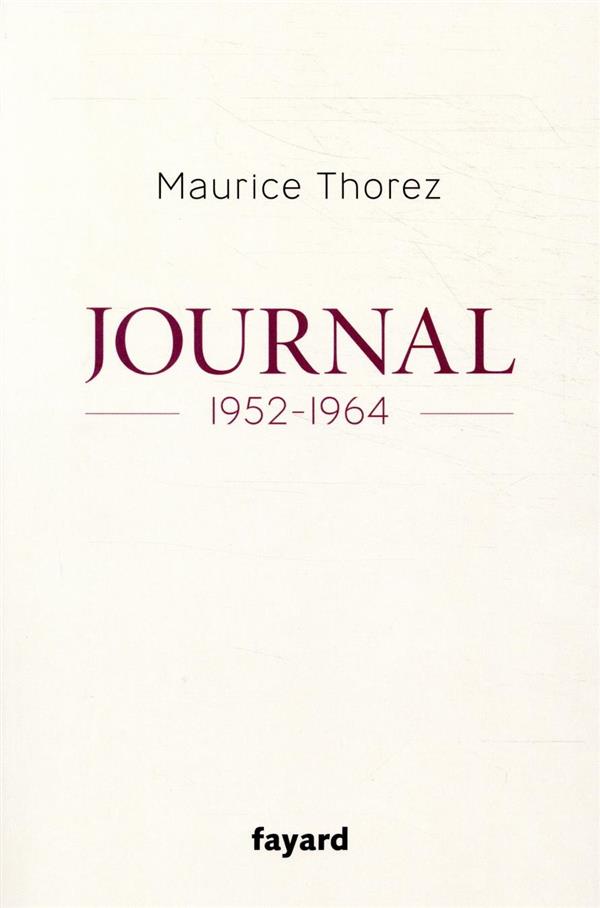 Journal. 1952-1964