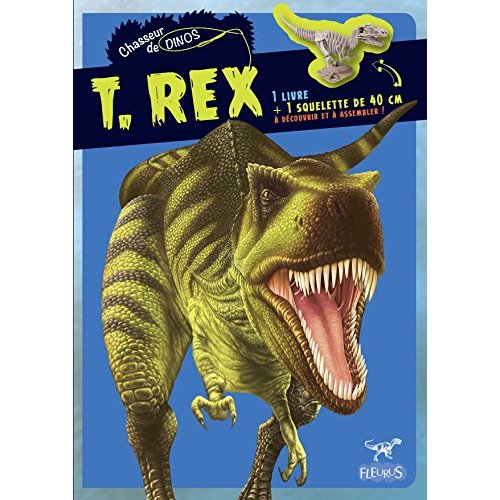 T.Rex. 1 livre + 1 squelette de 40 cm à assembler