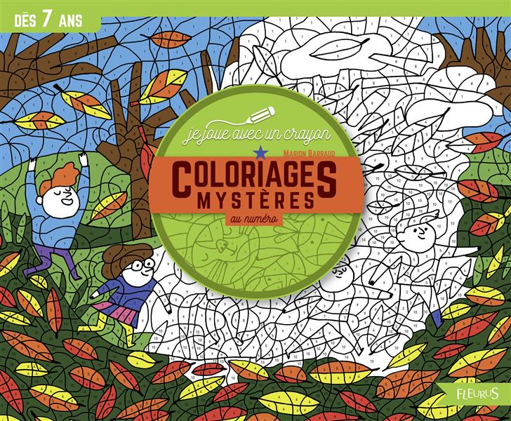 Coloriages mystères au numéro dès 7 ans