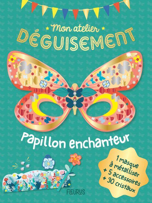 Papillon enchanteur. Avec 1 masque à métalliser + 5 accessoires + 30 cristaux