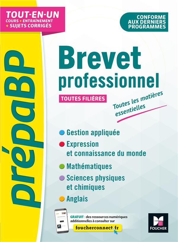 Brevet professionnel. Tout-en-un