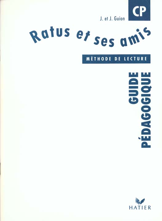 Méthode de lecture. Guide pédagogique