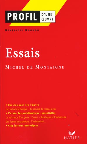 Essais (1580-1588), Michel de Montaigne