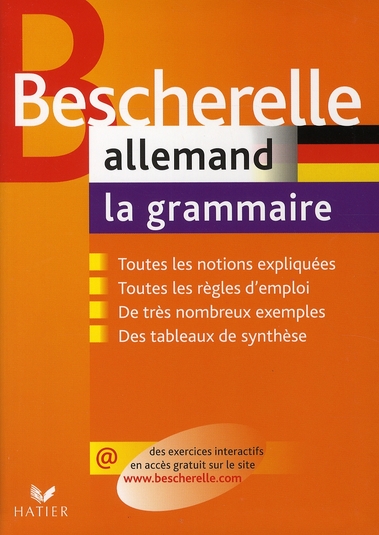 Allemand. La grammaire