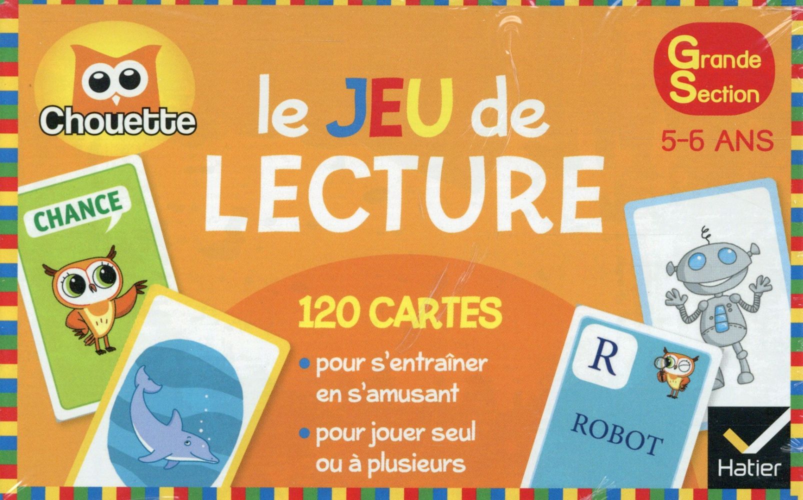 Le jeu de lecture Grande Section 5-6 ans. Avec 120 cartes