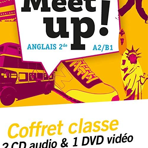 Anglais 2de A2/B1 Let's meet up! Edition 2018 1 DVD 2 CD AUDIO