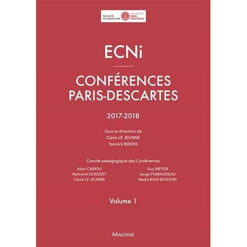 ECNi Conférences Paris-Descartes 2017-2018. Volume 1