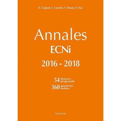 Annales ECNi 2016-2018