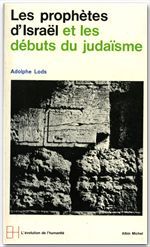 Les prophètes d'Israël et les débuts du judaïsme