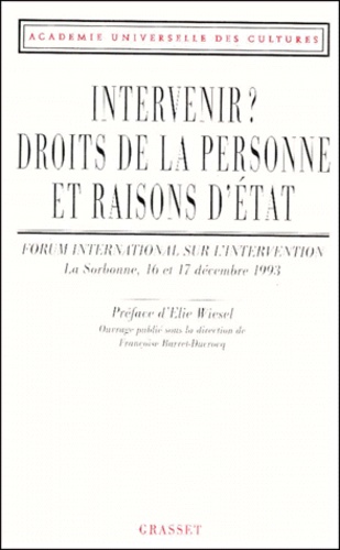 Intervenir ? Droits de la personne et raisons d'Etat
