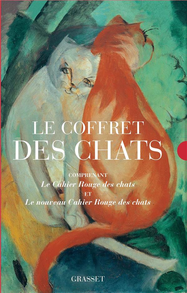 Le coffret des chats. Comprenant le Cahier rouge des chats et le nouveau Cahier rouge des chats