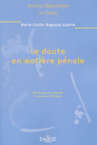Le doute en matière pénale