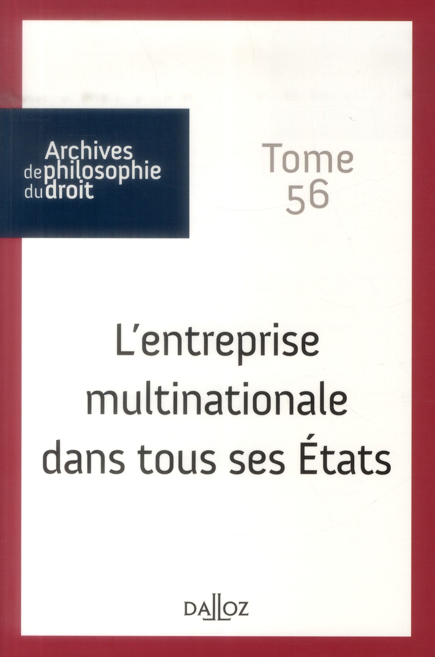 L'entreprise multinationale dans tous ses Etats