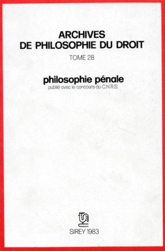 Philosophie pénale