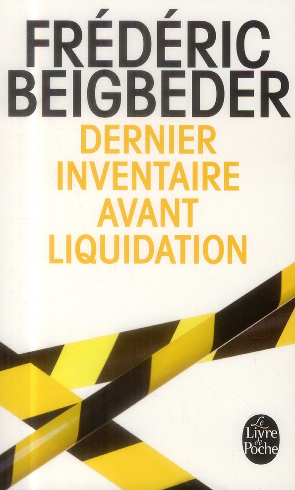 Dernier inventaire avant liquidation