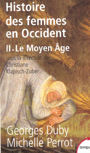 Histoire des femmes en Occident. Tome 2, Le Moyen Age