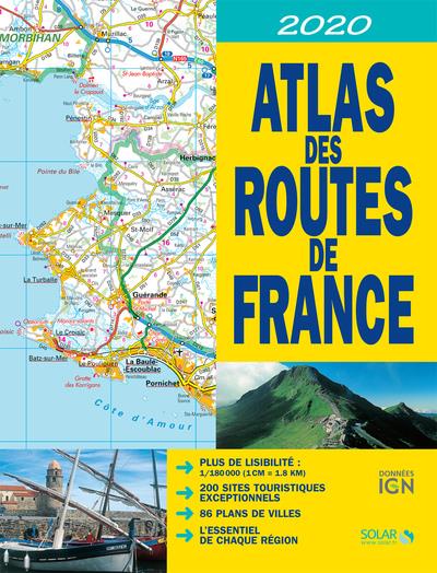 Atlas des routes de France. 1/180 000, Edition 2020