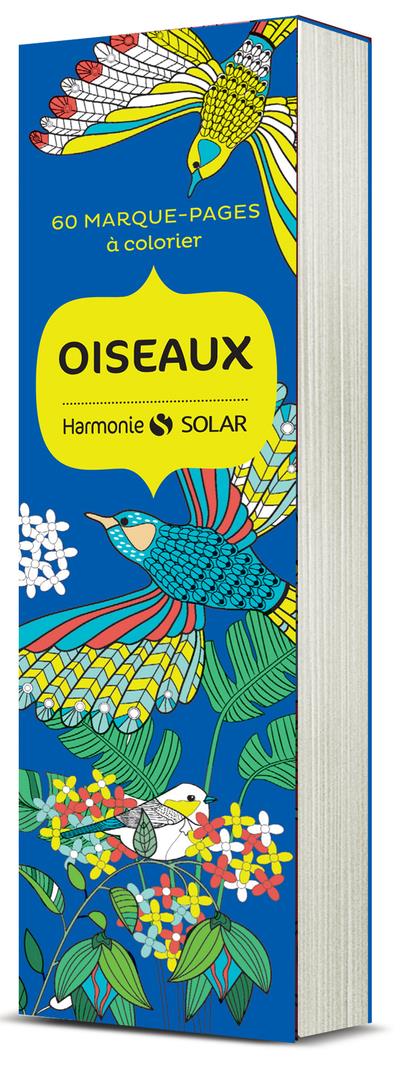 Oiseaux. 60 marque-pages à colorier