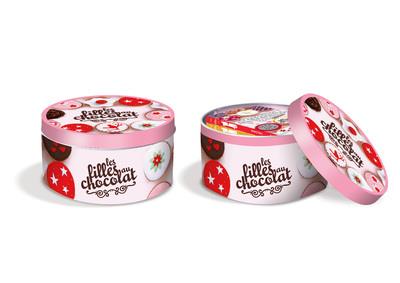 Les filles au chocolat : Coffret en 4 volumes. Tome 1, Coeur cerise ; Tome 2, Coeur guimauve ; Tome