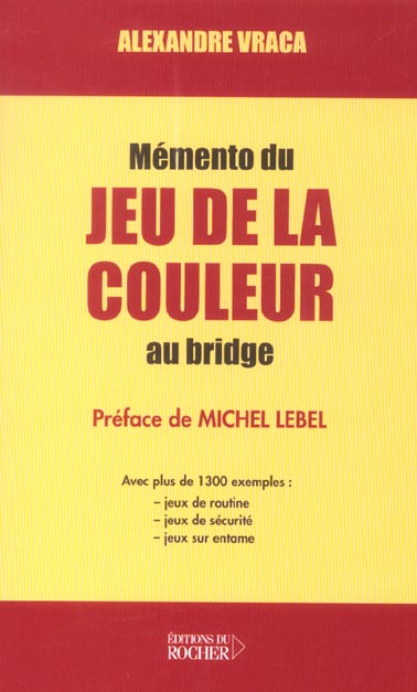 Mémento du jeu de la couleur au bridge