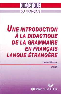 Introduction à la didactique de la grammaire en FLE