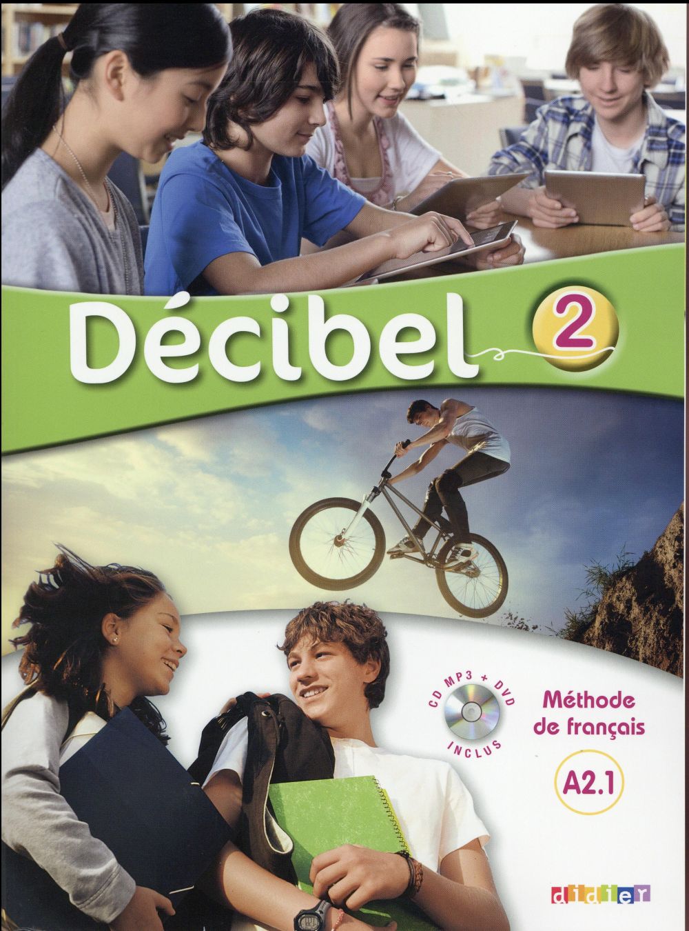 Français, Décibel 2 niveau A2.1. Méthode de français, avec 1 DVD 1 CD AUDIO