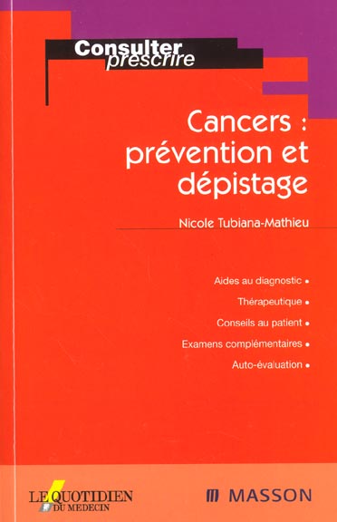 Cancers : prévention et dépistage