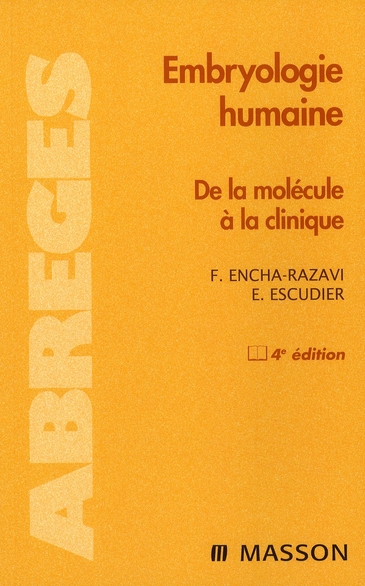 Embryologie humaine. 4e édition