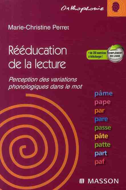 Rééducation de la lecture. Perception des variations phonologiques dans le mot