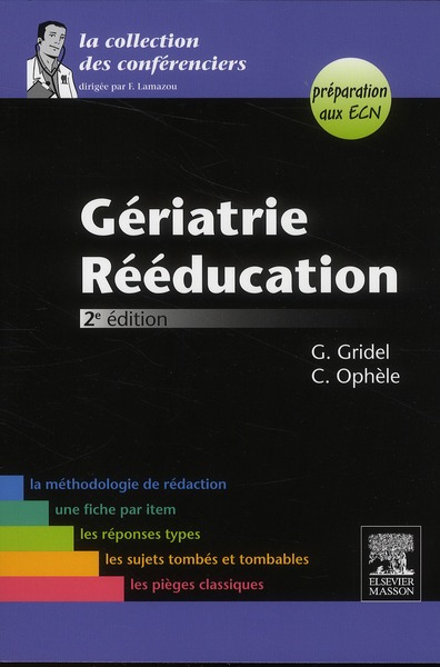 Gériatrie, rééducation. Préparation aux ECN, 2e édition