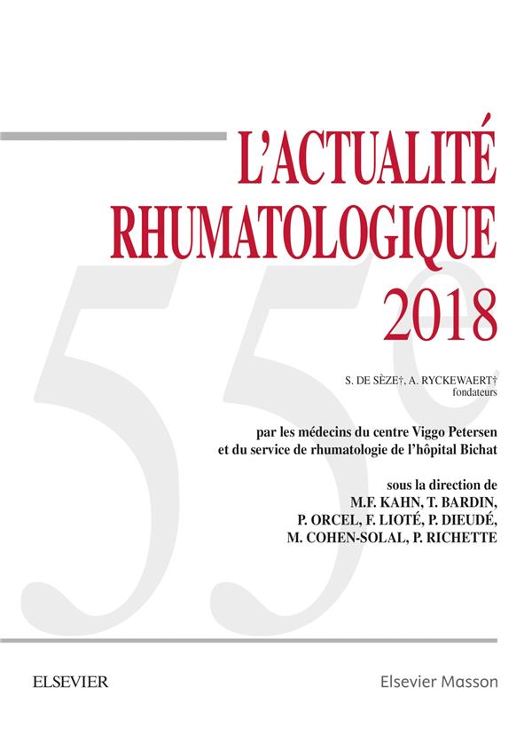 L'actualité rhumatologique. Edition 2018