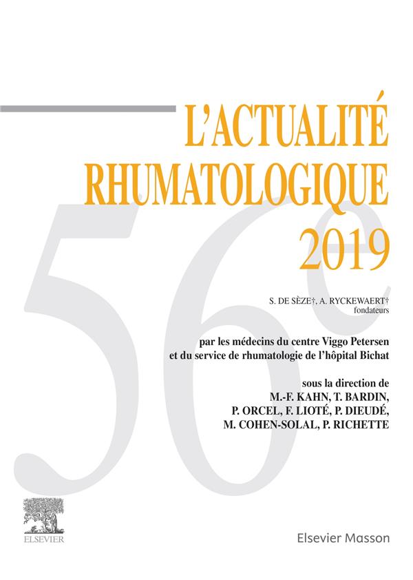 L'actualité rhumatologique. Edition 2019